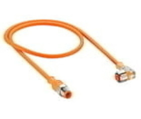 Kabel konfekcjonowany obustronny złącze M12 4-pinowe męskie proste żeńskie kątowe z LED PVC PRST 4-PRKWT/LED P 4-07/5 M