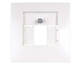 Berker/B.Kwadrat Element centralny gniazda TAE i głośnikowego kremowy 5310338982