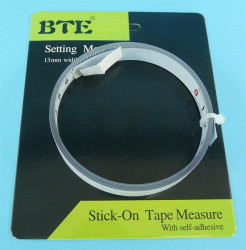 2mb MIARA 13mm SAMOPRZYLEPNA TAŚMA MIERN