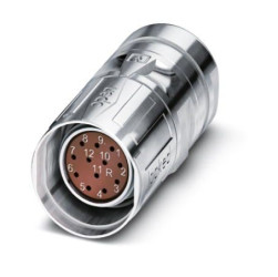 Złącze wielostykowe przemysłowe 12-pinowe M23 Montaż na kablu Gniazdo Phoenix Contact