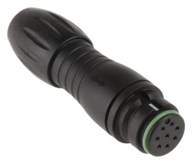 Złącze wielostykowe przemysłowe 8-pinowe Miniaturowe Montaż na kablu Gniazdo binder