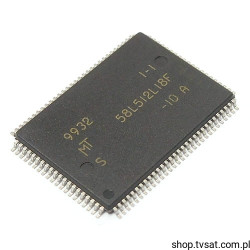 MT58L512L18FS-10 SMD-TQFP100 MICRONAS