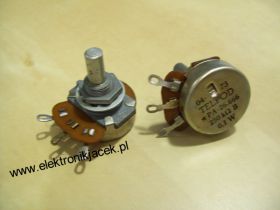 Potencjometr obrotowy 250k Ohm logarytmiczny