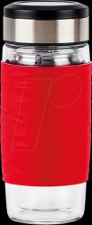 N2080400 EMSA insulated cup TEA MUG red 0.4 l