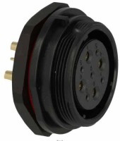 SPP2912-9GZ-P Gniazdo 9 pin (4+5), zakręcane na obudowę, zakręcany, wodoodporny - gwint zewnętrzny (25A)