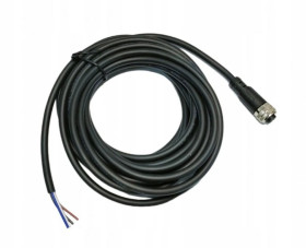 Przewód 10m z wtyczką prostą żeńską M12 4pin do czujników