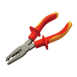 Faithfull VDE01008 VDE Electricians Pliers 170mm
