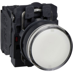 Schneider Electric XB5AW31B5 XB5 illuminated push button IP69 white