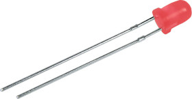 LED, THT, czerwona, 2-Pin, 2,5 V, 80°, Kingbright
