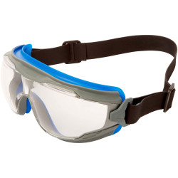 3M GG501NSGAF-BLU Goggle Gear 500 Safety Goggles Anti-Fog Coating Blue Grey