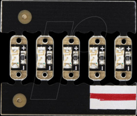 1755 Development boards - LED Sequins, 5x red