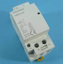 STYCZNIK SZYNA 63A/230VAC 9,0kW 2NC