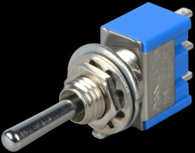 MS 500 C-B Toggle switch, 1-pin, 6 A - 125 V AC, on-off-on