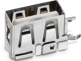 Złącze USB A Przewlekany Żeński ,1-portowe