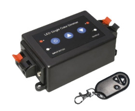 Jednokanałowy bezprzewodowy ściemniacz do taśm LED, 12Vdc, obciążalność 8A - kanał