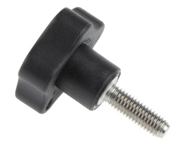 Pokrętło mocujące M6 długość gwintu: 20mm średnica pokrętła 32mm średnica gwintu: 6mm Z wieloma pokrętłami Kołek