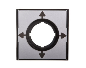 Tabliczka opisowa aluminium kwadratowa STRZAŁKI GÓRA/DÓŁ - LEWO/PRAWO M22-XCK1 279434