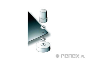 Kowadełko (zestaw) do męskich zatrzasków nitowanych