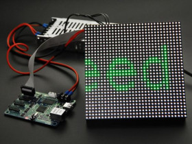 Dual P5 32x32 RGB LED Matrix - 160x160mm