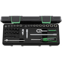 Stahlwille 88TX KN 98819801 Socket Bit set 1/4&quot; (6.3 mm) 36-piece