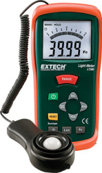 Lux meter, 40000 to 400000 Lux, ±5 %, Extech LT300-NIST