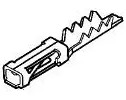 Receptacle, 0.12-0.4 mm², AWG 26-22, crimp connection, 102348-3