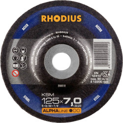 Rhodius 200018 Grinding disc Steel Diameter 125 mm Bore 22.23 mm