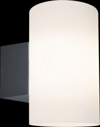 94186 Wall light, 15 W, anthracite, IP44, dimmable