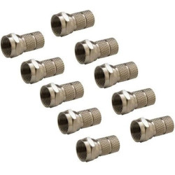 Wtyk antenowy F nakręcany 7,0mm na przewód YWDXpek /komplet 10szt./