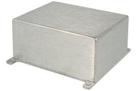 Obudowa; uniwersalna; G0234F; aluminium; 119mm; 93,5mm; 56,5mm; naturalny; trapezowa; uchwyty montażowe; Gainta; RoHS