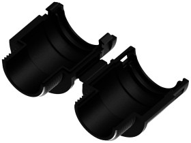 Element połączeniowy Fränkische Rohrwerke 4910300300 102 mm czarny 10 szt.