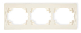 LOGO Ramka pozioma potrójna beżowy 1LRH-3