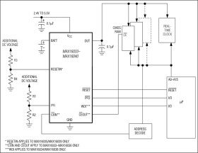 Low-Power Battery-Backup Circuits in Small µDFN Packages