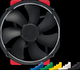NF-A15 HS-PWM CH.BK.S NF-A15 HS-PWM chromax.black.swap case fan, 140 mm