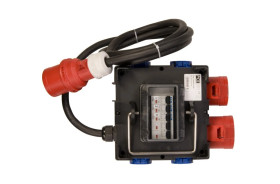 Rozdzielnica przenośna NYSA 32A/5P 16A/5PxB16 4xGSx2B16 IP44 9030012W