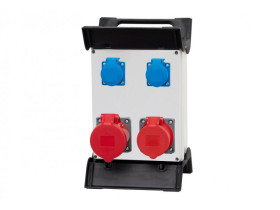 Rozdzielnica budowlana RB na stelażu plastikowym gniazda 16A/5 32A/5 2x230V IP44 R-240 F3.0869 F-ELEKTRO