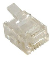 TPLUG-6P4C Wtyk telefoniczny, modularny typu PLUG (RJ-11)