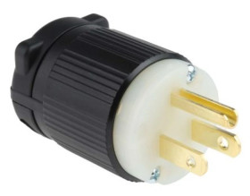 Wtyk sieciowy, 15A, 125 V AC, 2P+E NEMA 5 - 15P, RS PRO