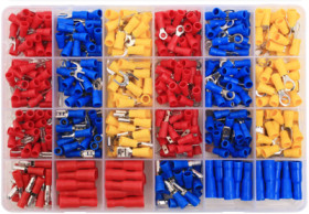 Cable connector assortment, crimp connector, 500 pieces, 22C424