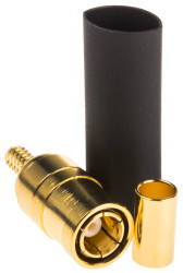 Złącze koncentryczne Montaż na kablu Męski 50Ω typ złącza Złącze SMB Połączenie zagniatane typ kabla RG174/U, RG188