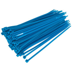 Sealey CT20048P100B Cable Ties 200 x 4.8mm Blue Pack Of 100