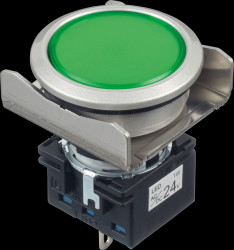 LBW6MP-1T04G LBW-22mm, PL, round, metalic, 24V AC/DC, gn