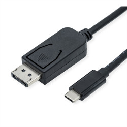 Kabel adaptera, 7680 x 4320, do wyświetlaczy: 1, USB C, USB 3.1, DisplayPort