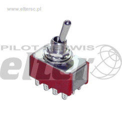 Przełącznik dźwigniowy 4PDT T80 12PIN ON-ON-ON