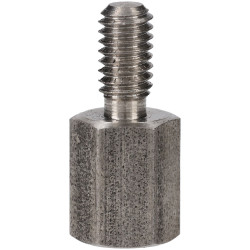 R-TECH 524397 Hex Threaded M-F A2 St/St Pillar 7mm A/F M4 10mm - Pk 25