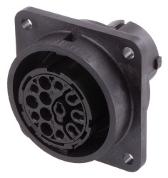 Złącze wielostykowe przemysłowe 12 + PE-pinowe, panelowe Gniazdo Amphenol Industrial