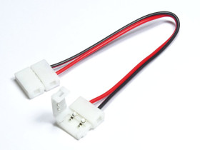 Złącze taśmy LED 10mm łącznik dwustronny z kablem 10mm