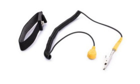 Opaska antystatyczna na nadgarstek z przewodem, 10mm Tak, dł. przewodu 1.5m, RS PRO Wielorazowe Pojedynczy przewód 35g