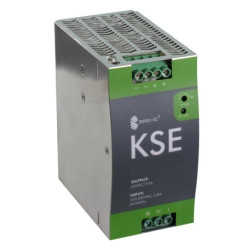 Zasilacz impulsowy KSE 24012M 230/ 12VDC 12,5A 150W na szynę DIN, Uzas: 96-264VACVAC, Ta70, 18912-9987