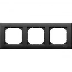 Ramka potrójna M-PLAN Antracytowy